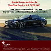 Corporate Chauffeur Service in Dubai 