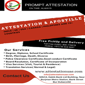 Certificate Attestation Services in UAE