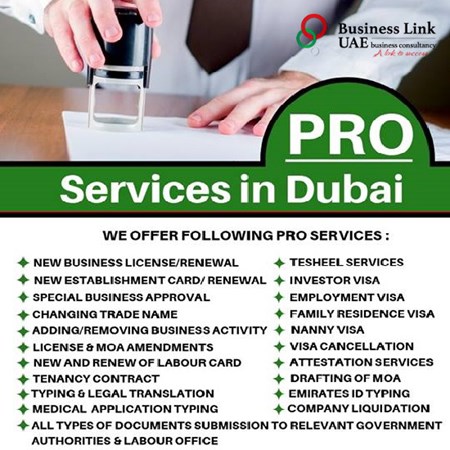 PRO Services in Dubai